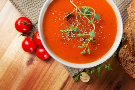 Orange  vegetable  soup 